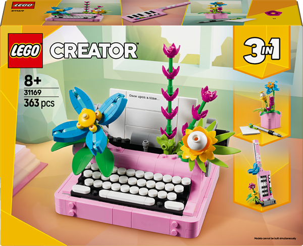 Конструктор LEGO Creator Друкована машинка з квітами 363 деталі (31169)