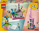 Конструктор LEGO Creator Друкована машинка з квітами 363 деталі (31169), фото 4