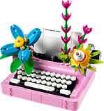 Конструктор LEGO Creator Друкована машинка з квітами 363 деталі (31169), фото 5