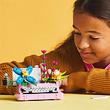 Конструктор LEGO Creator Друкована машинка з квітами 363 деталі (31169), фото 9