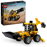 Конструктор LEGO Technic Екскаватор-навантажувач 104 деталі (42197), фото 3