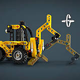 Конструктор LEGO Technic Екскаватор-навантажувач 104 деталі (42197), фото 8