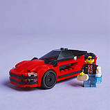 Конструктор LEGO City Червоний спортивний автомобіль 109 деталей (60448), фото 11