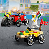 Конструктор LEGO City Піца-авто проти пожежної машини набір для перегонів 70 деталей (60458), фото 7