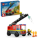 Конструктор LEGO City Пожежна машина зі сходами 82 деталі (60463), фото 3