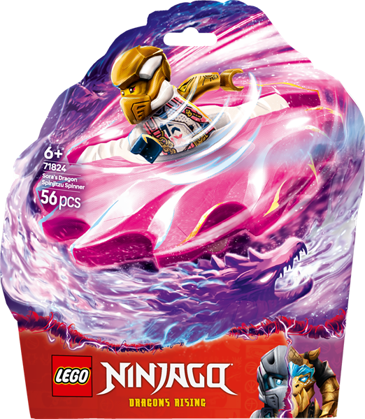 Конструктор LEGO NINJAGO Дракон Сори Спін-джитсу 56 деталей (71824)