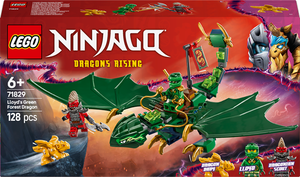 Конструктор LEGO NINJAGO Зелений лісовий дракон Ллойда 128 деталей (71829)
