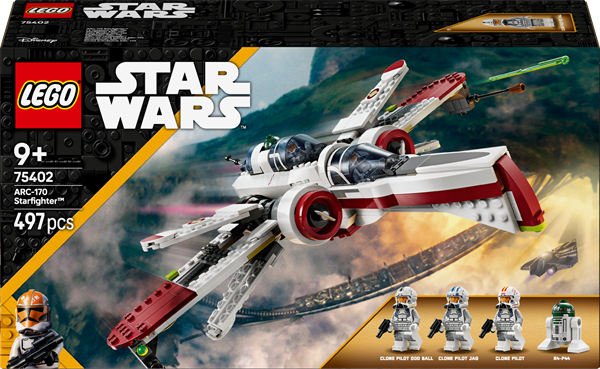 Конструктор LEGO Star Wars Зоряний винищувач ARC-170 497 деталей (75402)