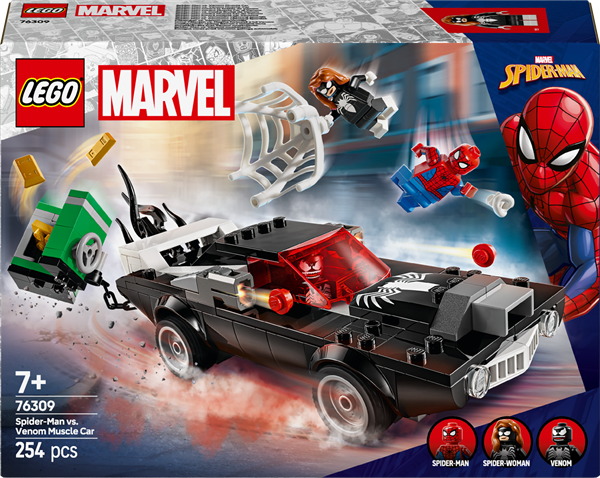 Конструктор LEGO Marvel Людина-павук проти маслкару Венома 254 деталі (76309)