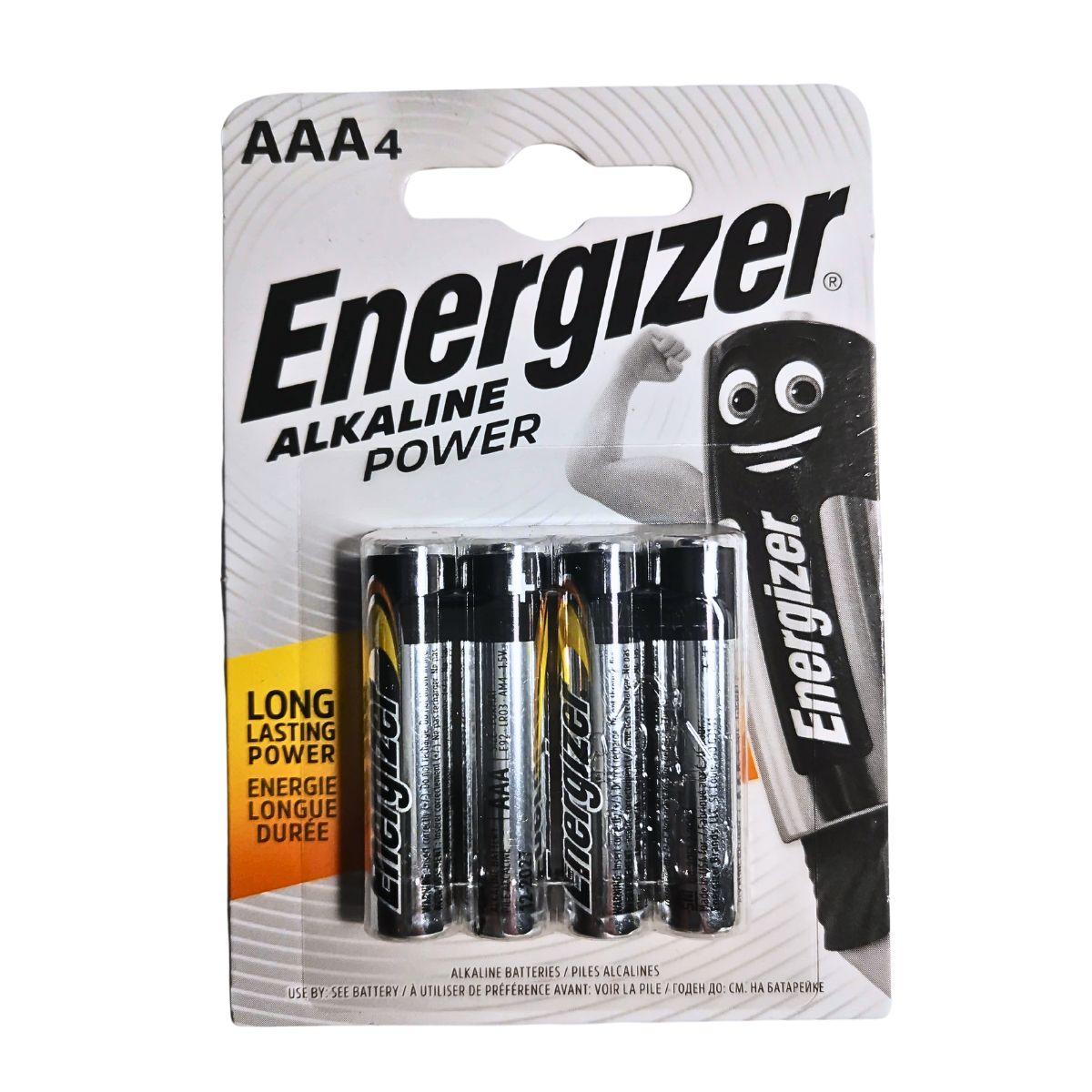 Батарейка Energizer Alkaline Power AAA (4 шт.), фото 1