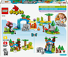 Конструктор LEGO DUPLO Town Сімейства диких тварин 3-в-1, 92 деталі, фото 3