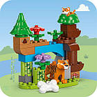 Конструктор LEGO DUPLO Town Сімейства диких тварин 3-в-1, 92 деталі, фото 7