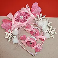 Цукерка набір Новорічний (обруч+2 шт резиночки) Набор Конфета Конфетка Цукерки Цукерочка Цукерочки обруч