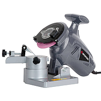 Електричний верстат для заточування ланцюгів INTERTOOL DT-0850 : 250 Вт, 7500 об/хв, диск 100*10*3.2 мм