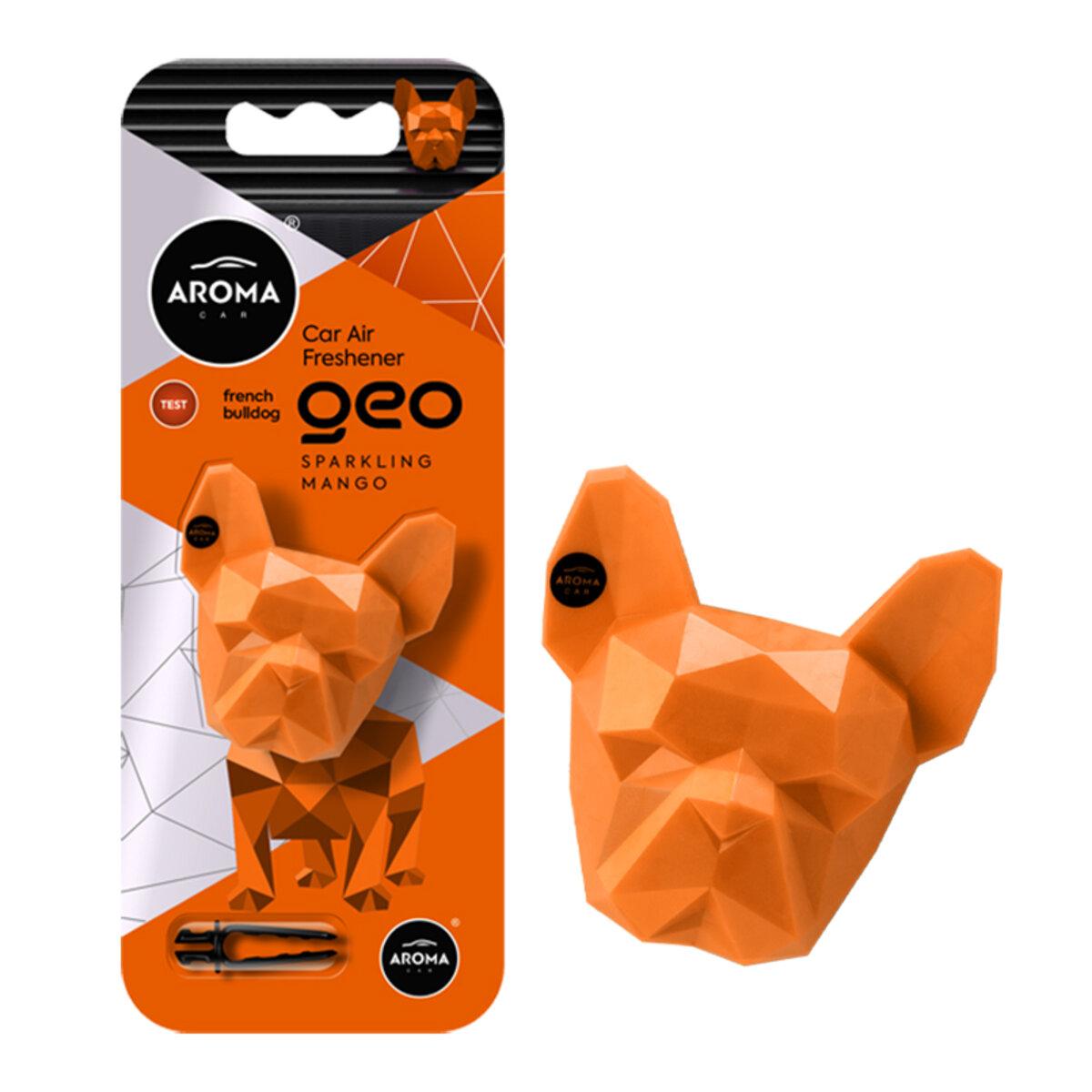 Ароматизатор Aroma Car Geo Dog - Orange Sparkling Mango сухий, фото 1