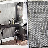 Шпалери вінілові 10.05 × 1.06 м Marburg 33609, сірі із золотистими акцентами для спальні, вітальні, кухні, коридору, фото 6