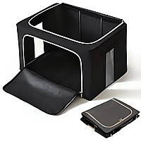 Складаний органайзер для речей (50×40×31см) NON-WOVEN BOX / Кофр для зберігання речей / Чохол для речей