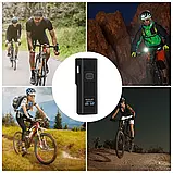 Акумуляторна велофара з сигналом, від USB + виносна кнопка, MT-007-T6 / Водонепроникна фара на велосипед, фото 2