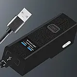 Акумуляторна велофара з сигналом, від USB + виносна кнопка, MT-007-T6 / Водонепроникна фара на велосипед, фото 4