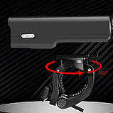 Акумуляторна велофара з сигналом, від USB + виносна кнопка, MT-007-T6 / Водонепроникна фара на велосипед, фото 6