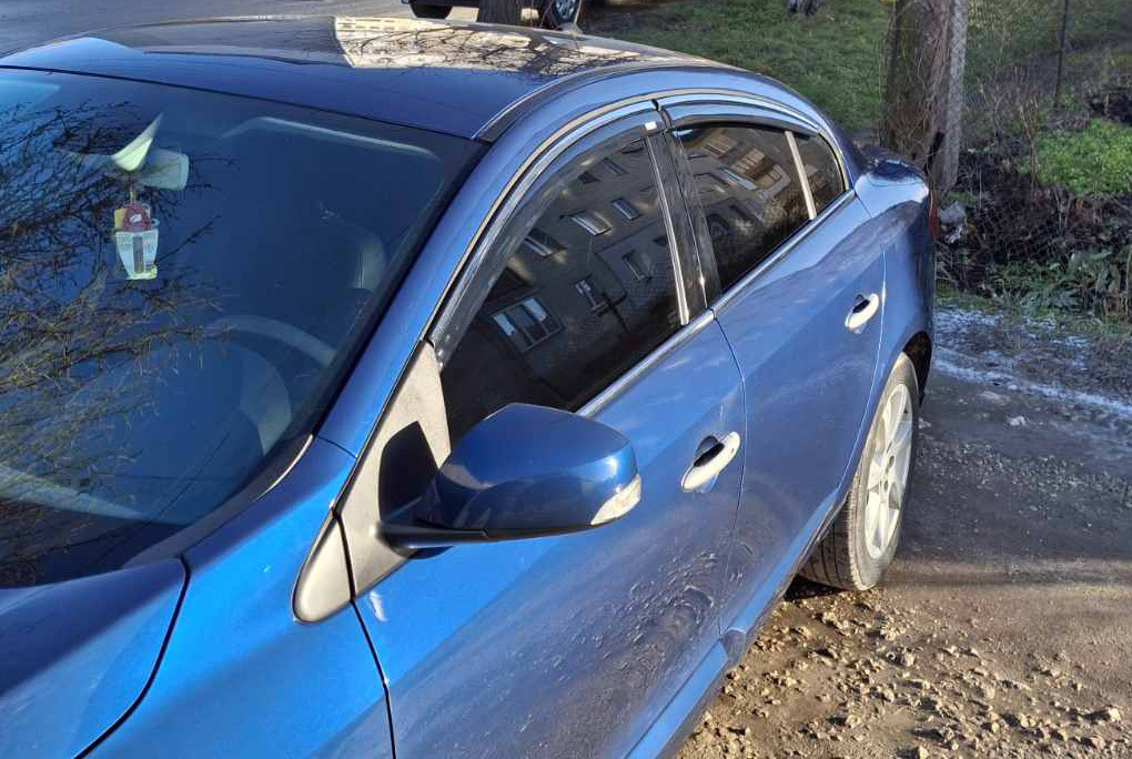 Вітровики з хромом (4 шт, Niken) для Renault Fluence 2009-2016 рр