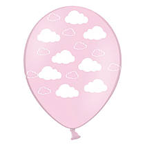 Латексні кульки "Хмаринки на рожевому" 10шт/уп Belbal