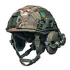 Шолом тактичний Fast TEAM WENDY Helmet NIJ IIIA + Навушники Walkers Razor Slim з чебурашкою + ліхтарик + кавер, фото 3