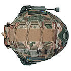 Шолом тактичний Fast TEAM WENDY Helmet NIJ IIIA + Навушники Walkers Razor Slim з чебурашкою + ліхтарик + кавер, фото 9