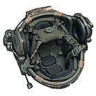 Шолом тактичний Fast TEAM WENDY Helmet NIJ IIIA + Навушники Walkers Razor Slim з чебурашкою + ліхтарик + кавер, фото 4