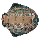 Шолом тактичний Fast TEAM WENDY Helmet NIJ IIIA + Навушники Walkers Razor Slim з чебурашкою + кавер, фото 9