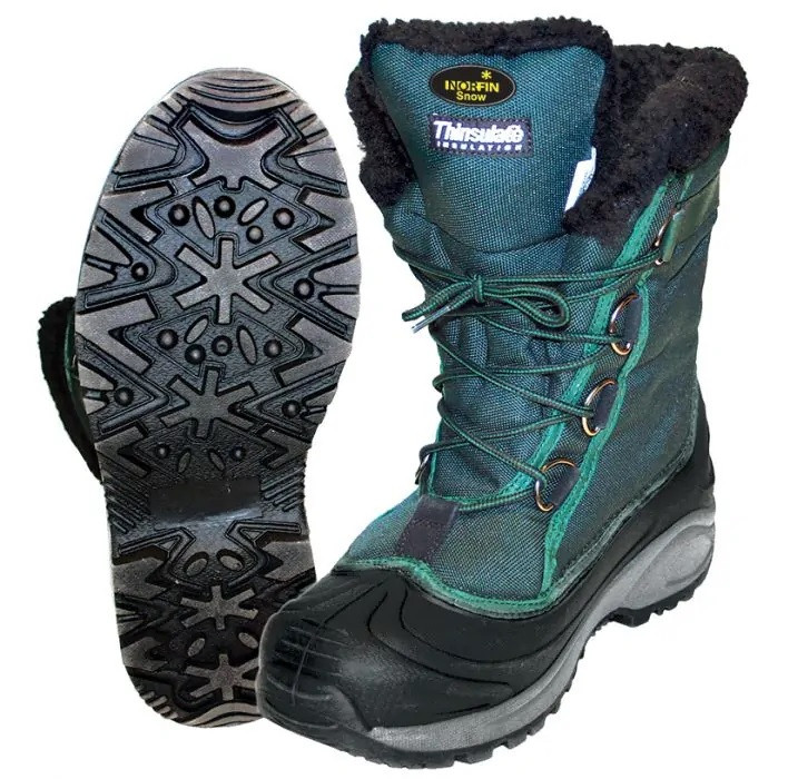 Черевики зимові Norfin SNOW (комбіновані, штучне хутро, зелене.) -20°/р.,13980-46, фото 1