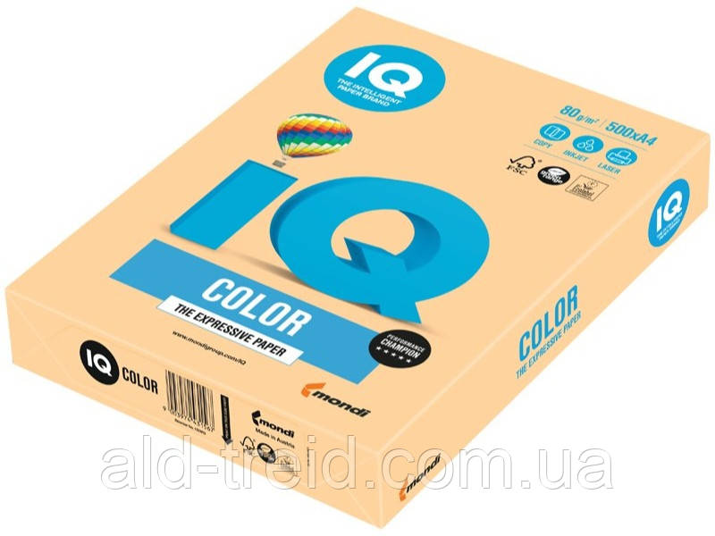 Папір кольоровий А4 160 г/м2 GO22 золото