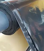 Плівка поліетиленова Вторичка Союз Чорна 200 мкр 1500 мм рукав 3м х 100м Водовідштовхувальна укривна плівка