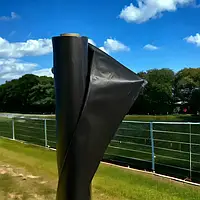 Плівка поліетиленова Вторичка Союз Чорна 80мкм 1500 мм рукав 3м х 100м Будівельна плівка