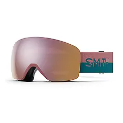 Гірськолижна маска Smith Skyline Chalk Rose Split Лінза S2 ChromaPop Everyday Rose Gold Mirror