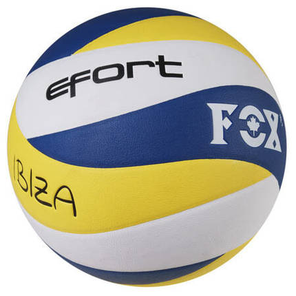 М'яч волейбольний жовто-синій FOX Efort IBIZA, фото 1