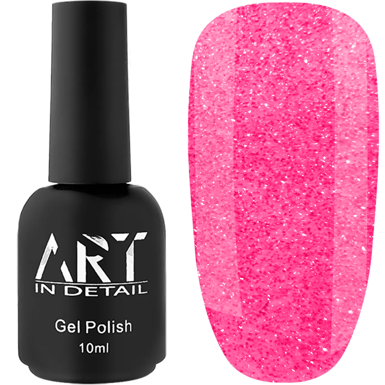 Світловідбиваюча база ART IN DETAIL Flash Base №FB034, 10 мл яскраво-рожева