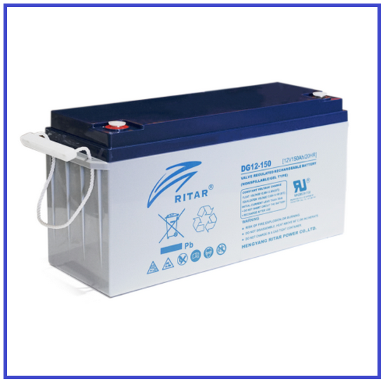 Акумуляторна батарея RITAR GEL DG12-150 12V 150Ah (483х170х242), фото 1