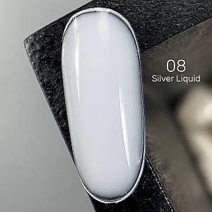Silver Liquid 08 (11гр.) Lady Arms рідкий гель HEMA&TPO FREE