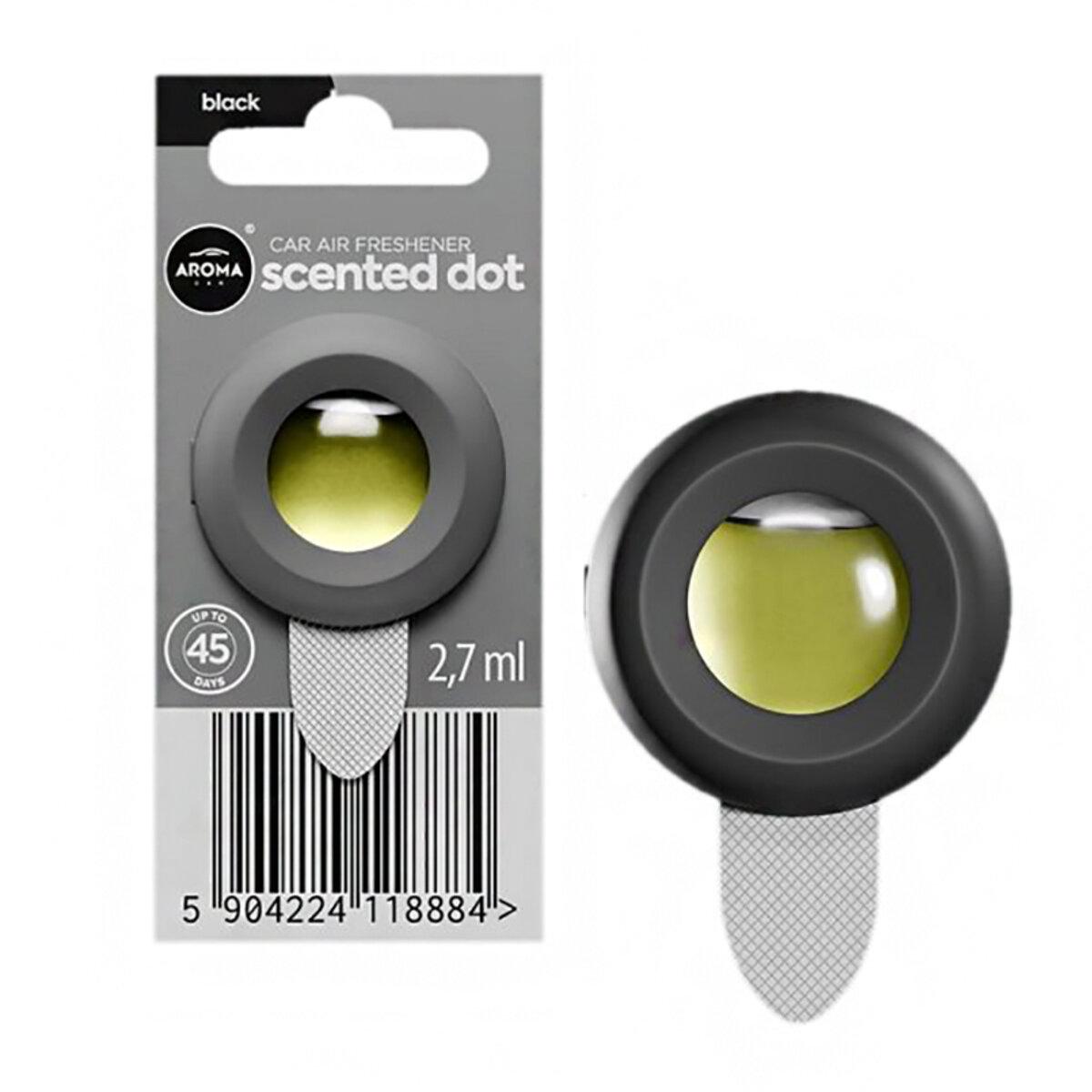Ароматизатор Aroma Car DOT - Black рідкий (11888)