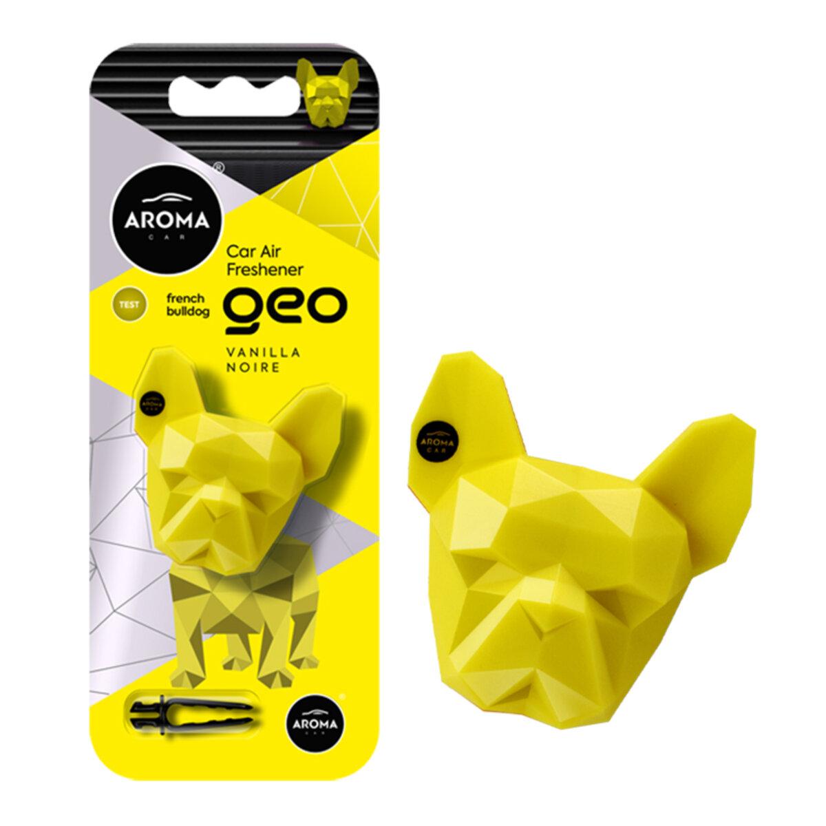 Ароматизатор Aroma Car Geo Dog - Yellow Vanilla Noire сухий (12157)
