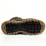 Черевики чоловічі на шерсті з шнурівкою коричневі Міда 140529(423ш) розмір 40, фото 9