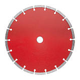 Диск відрізний сегментний алмазний, 230мм, 22-24% INTERTOOL CT-1010, фото 2