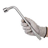 Ключ балонний L-подібний 22*350 мм INTERTOOL XT-4222, фото 4