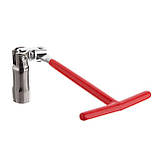 Свічковий ключ Т-подібний з шарніром 16 мм INTERTOOL HT-1716, фото 4