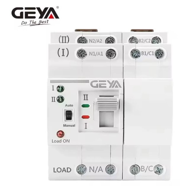 Автомат введення резерву (АВР) (перемикач) GEYA G2R-63 II 4P 3-фазний 4-х полюсний 63А 220V К, фото 1