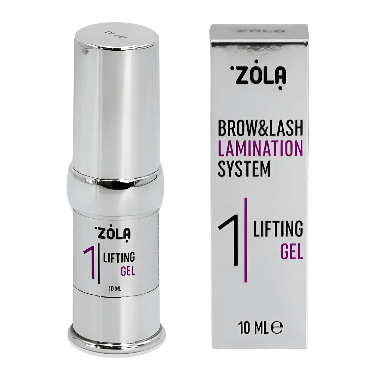 Розчин №1 Lifting gel для ламінування вій та брів ZOLA, 10 мл