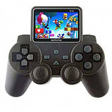 Міні ігрова приставка Gamepad S10 портативна ретро консоль у вигляді геймпада на 520 ігор екран 2.4», фото 3