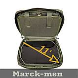 Тактичний чохол для планшета 10`-11` дюймів з комірками під приладдя. Адмін підсумок для планшета. П212, фото 2