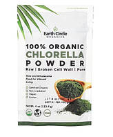 Органічна хлорела в порошку Earth Circle Organics, Chlorella Powder, 113 г